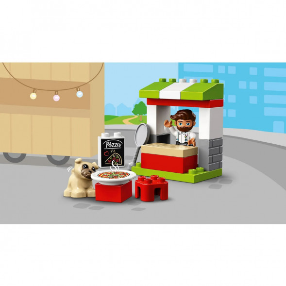 Конструктор LEGO DUPLO 10927 Town Киоск-пиццерия в Череповце