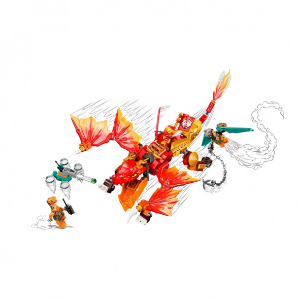 Конструктор LEGO Ninjago 71762 Огненный дракон ЭВО Кая в Череповце