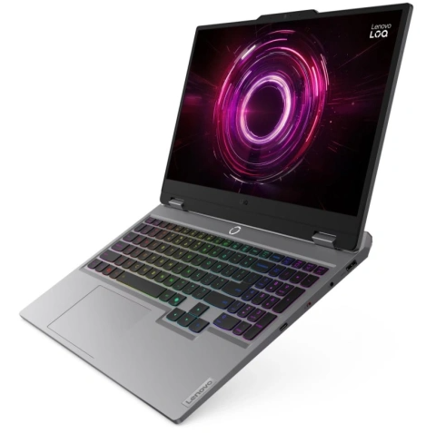 Ноутбук Lenovo LOQ 15AHP10 (83JG003EPB) (15.6 &amp;quot;, Ryzen 7 250 3.3 ГГц, 8 ядер, 16 Гб DDR5, 512 Гб SSD, GeForce RTX 5050, Windows 11 Home), Серый в Череповце