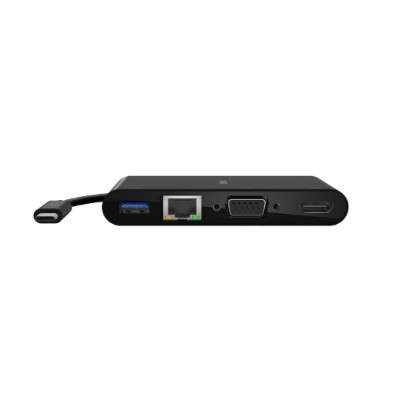 Док-станция Belkin USB-C Multimedia + Charge Adapter AVC004btBK, черный в Череповце