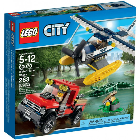 Конструктор LEGO City 60070 Погоня на полицейском гидроплане в Череповце