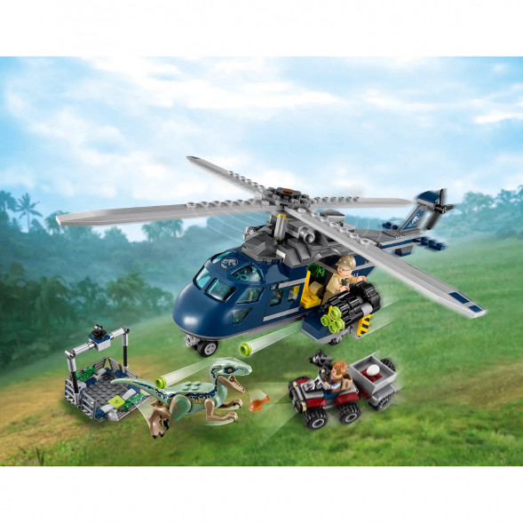 Конструктор LEGO Jurassic World 75928 Погоня за Блю на вертолёте  в Череповце