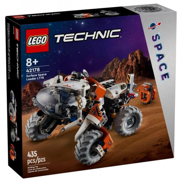 Конструктор LEGO Technic 42178 Поверхностный космический погрузчик LT78 в Череповце