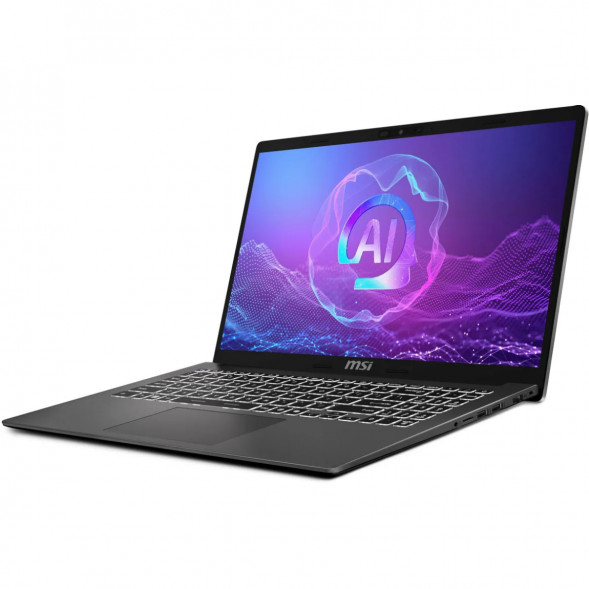 Ноутбук MSI Modern A15 AI+ F3HMG-040XRU (15.6&amp;quot;, IPS, AMD Ryzen AI 5 330 2ГГц, 4-ядерный, 16ГБ DDR5, 512ГБ SSD, AMD Radeon 820M, без ОС), серый в Череповце