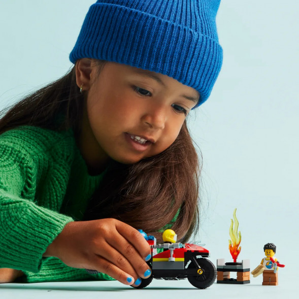 Конструктор LEGO City 60410 Пожарно-спасательный мотоцикл в Череповце