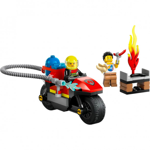 Конструктор LEGO City 60410 Пожарно-спасательный мотоцикл в Череповце