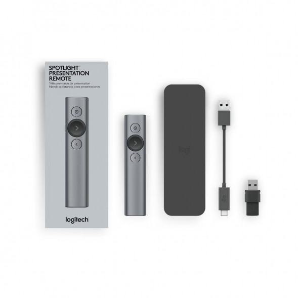 Презентер Logitech Spotlight Presentation Remote серый в Череповце