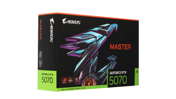 Видеокарта Gigabyte GeForce RTX 5070 AORUS MASTER, 12 ГБ GDDR7 в Череповце
