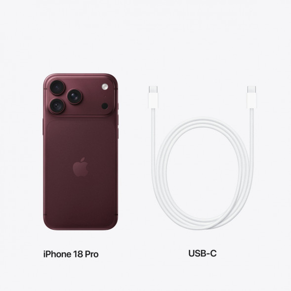 Смартфон Apple iPhone 18 Pro 256GB (SIM + eSIM), Burgundy в Череповце