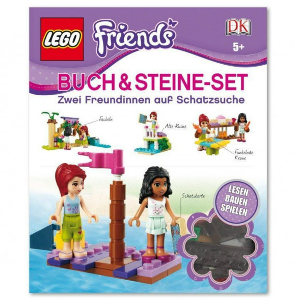Книга и набор кубиков LEGO Friends Buch &amp;amp; Steine-Set Zwei Freundinnen auf Schatzsuche в Череповце