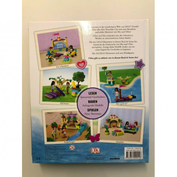 Книга и набор кубиков LEGO Friends Buch &amp;amp; Steine-Set Zwei Freundinnen auf Schatzsuche в Череповце