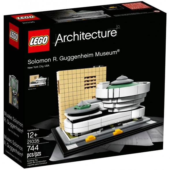 Конструктор LEGO Architecture 21035 Музей Соломона Гуггенхайма в Череповце