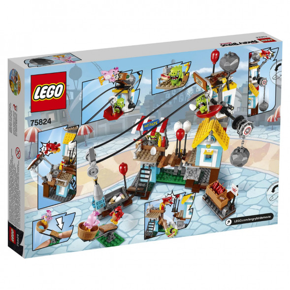 Конструктор LEGO Angry Birds 75824 Разгром Свинограда в Череповце