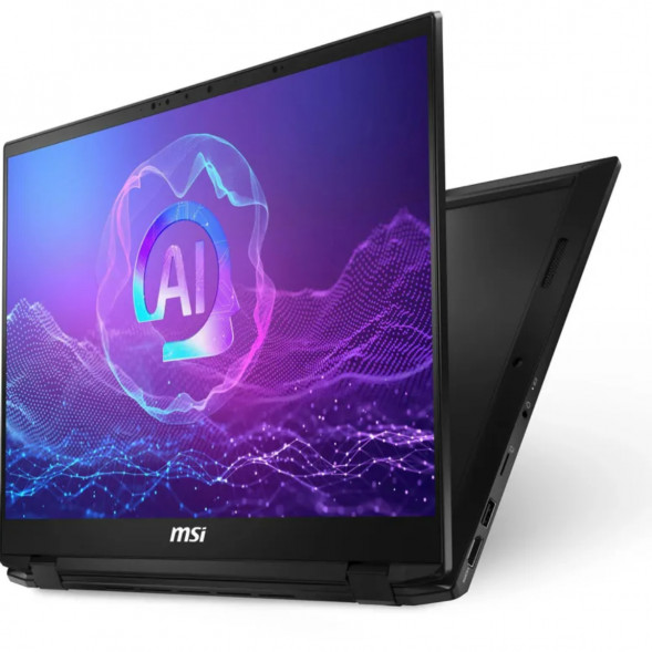 Ноутбук трансформер MSI Summit Pro 16 AI A2HVETG-084RU (16&amp;quot;, IPS, Intel Core Ultra 9 285H 2.9ГГц, 16 ядер, 32ГБ LPDDR5, 1ТБ SSD, NVIDIA GeForce RTX 4050 - 6 ГБ, Windows 11 Pro), черный в Череповце