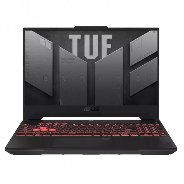 Ноутбук ASUS TUF Gaming A17 FA707NUG-HX156 (17.3&amp;quot;, IPS, 6 ядер, AMD Ryzen 7 7445HS 3.2 ГГц, 16 ГБ DDR5, SSD 512 ГБ, NVIDIA GeForce RTX 4050 - 6 ГБ, без ОС), черный в Череповце