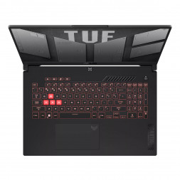 Ноутбук ASUS TUF Gaming A17 FA707NUG-HX156 (17.3", IPS, 6 ядер, AMD Ryzen 7 7445HS 3.2 ГГц, 16 ГБ DDR5, SSD 512 ГБ, NVIDIA GeForce RTX 4050 - 6 ГБ, без ОС), черный