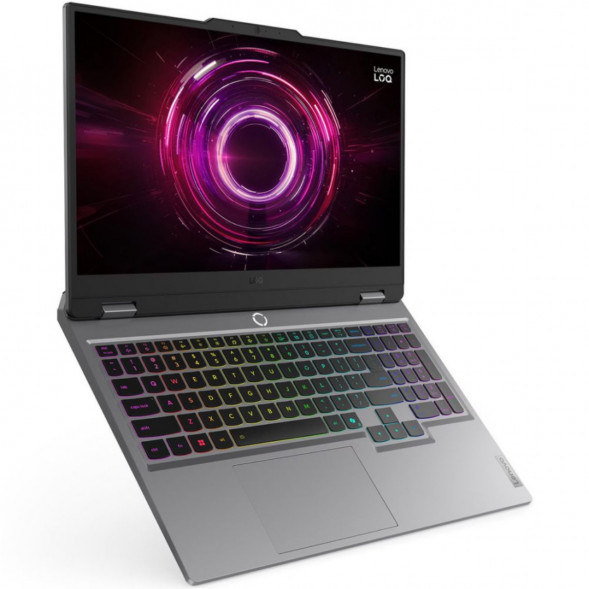 Ноутбук Lenovo LOQ 15AHP10 (83JG003DPB) (15.6&amp;quot;,  IPS, AMD Ryzen 5 220, 6 ядер, 16 ГБ DDR5, SSD 512 ГБ, NVIDIA GeForce RTX 5050 - 8 ГБ, без ОС), серый в Череповце