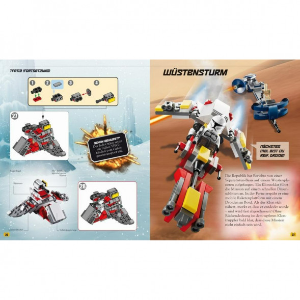 Книга и набор кубиков LEGO Star Wars Buch &amp;amp; Steine-Set Fur 8 einmalige Lego Modelle! в Череповце