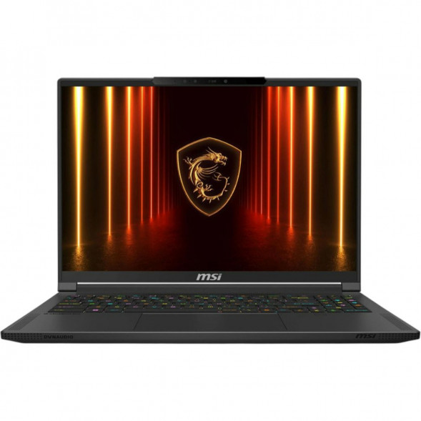 Ноутбук игровой MSI Stealth 16 AI A2HWGG-085XRU (16&amp;quot;, Intel Core Ultra 7, 32ГБ, 1ТБ SSD, RTX 5070, FreeDOS), черный в Череповце