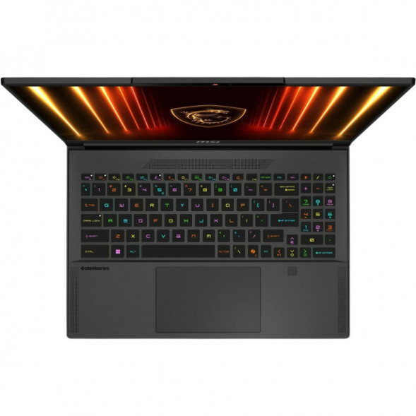 Ноутбук игровой MSI Stealth 16 AI A2HWGG-085XRU (16&amp;quot;, Intel Core Ultra 7, 32ГБ, 1ТБ SSD, RTX 5070, FreeDOS), черный в Череповце