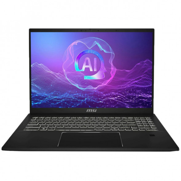 Ноутбук трансформер MSI Summit Pro 16 AI A2HVETG-085RU (16&amp;quot;, IPS, Intel Core Ultra 7 255H 2ГГц, 16 ядер, 32ГБ LPDDR5, 1ТБ SSD, NVIDIA GeForce RTX 4050 - 6 ГБ, Windows 11 Pro), черный в Череповце