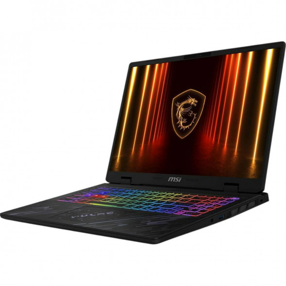 Ноутбук игровой MSI Pulse A16 AI+ C3HWGKG-030XRU (16&amp;quot;, IPS, AMD Ryzen AI 7 350 2ГГц, 8 ядер, 32ГБ DDR5, 1ТБ SSD, NVIDIA GeForce RTX 5070, TGP 115Вт, FreeDOS) черный в Череповце