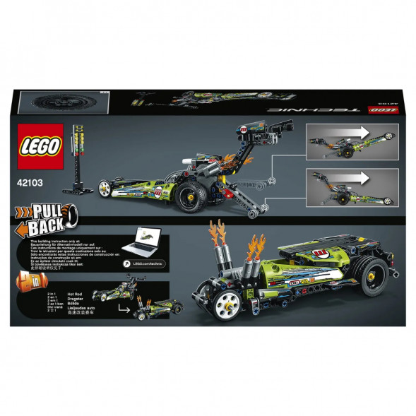 Конструктор LEGO Technic 42103 Драгстер в Череповце