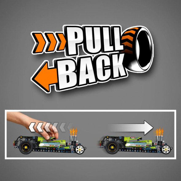 Конструктор LEGO Technic 42103 Драгстер в Череповце