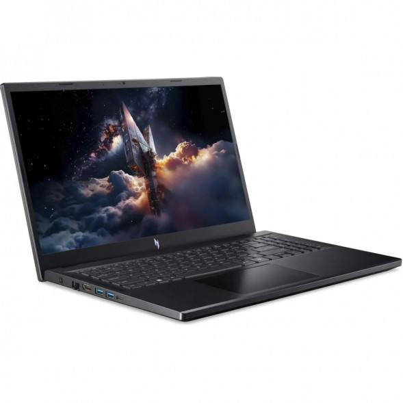 Ноутбук Acer Nitro V 15 ANV15-52-57BB (15.6&amp;quot;, IPS, Intel Core i5 13420H 2.1ГГц, 8 ядер, 16ГБ DDR4, 512ГБ SSD, NVIDIA GeForce RTX 5050 - 8 ГБ, Windows 11 Home), черный в Череповце