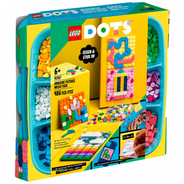 Конструктор LEGO DOTS 41957 Большой набор пластин-наклеек с тайлами в Череповце