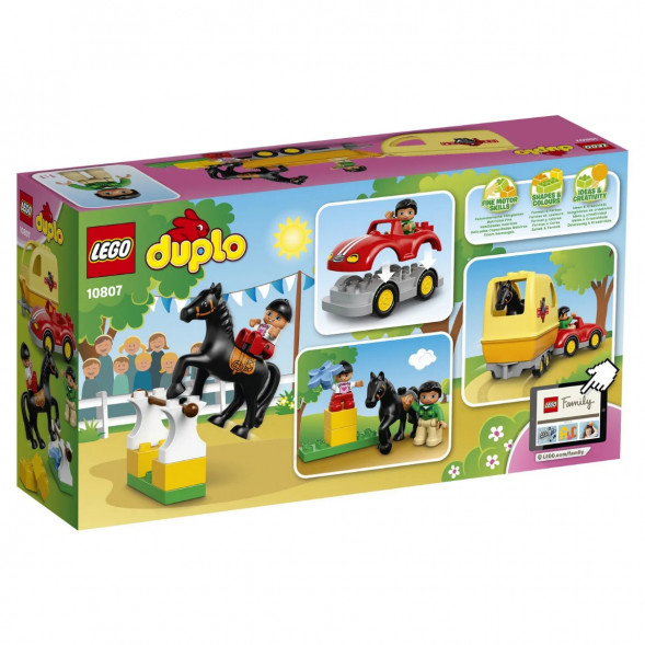 Конструктор LEGO DUPLO Town 10807 Трейлер для лошадок в Череповце