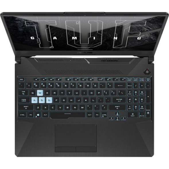 Ноутбук ASUS TUF Gaming A15 FA506NCG-HN199W (15.6&amp;quot;, IPS, AMD Ryzen 7 7445HS 3.2 ГГц, 6 ядер, 16 ГБ DDR5, SSD 512 ГБ, GeForce RTX 3050, Windows 11 Home), черный в Череповце