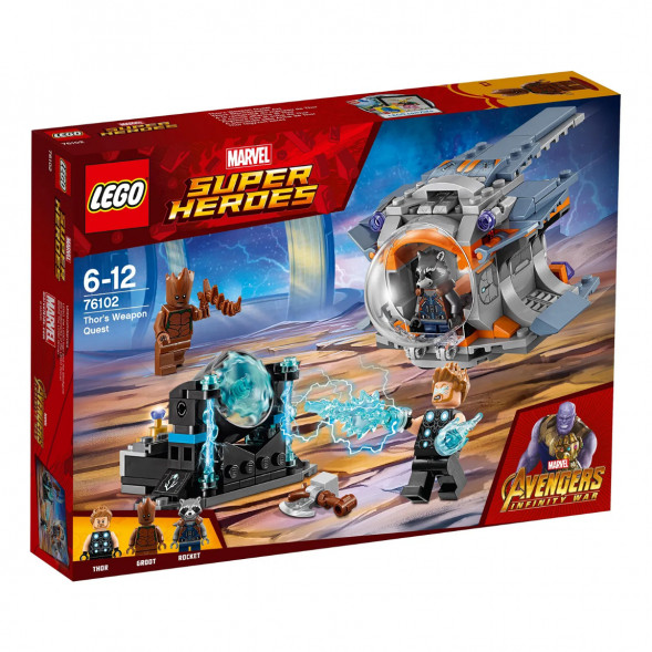 Конструктор LEGO Super Heroes 76102 Война бесконечности: В поисках оружия Тора в Череповце