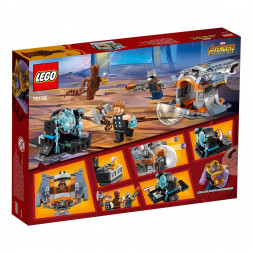 Конструктор LEGO Super Heroes 76102 Война бесконечности: В поисках оружия Тора