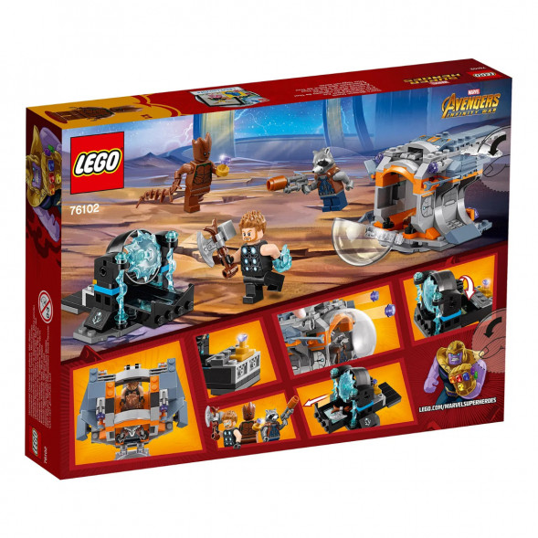 Конструктор LEGO Super Heroes 76102 Война бесконечности: В поисках оружия Тора в Череповце