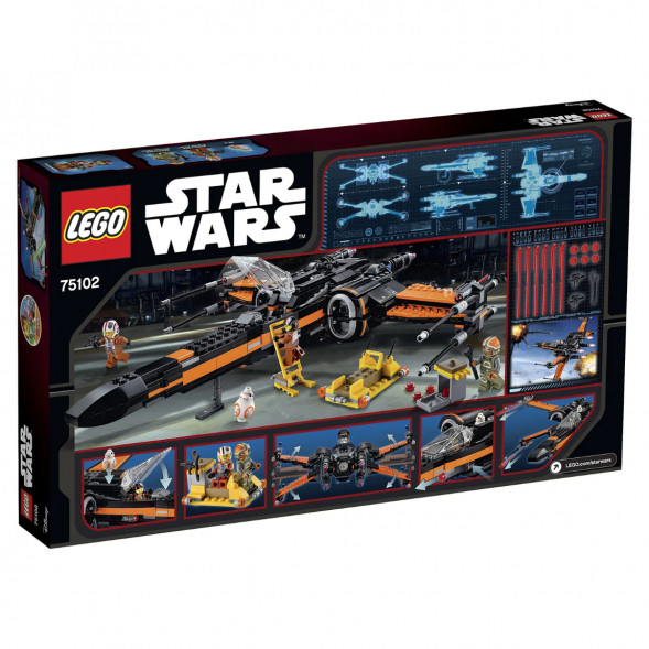 Конструктор LEGO Star Wars 75102 Истребитель По (Poe&amp;#039;s X-Wing Fighter) в Череповце