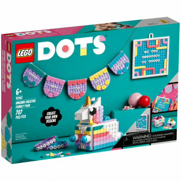 Конструктор LEGO DOTS 41962 Творческий семейный набор «Единорог» в Череповце