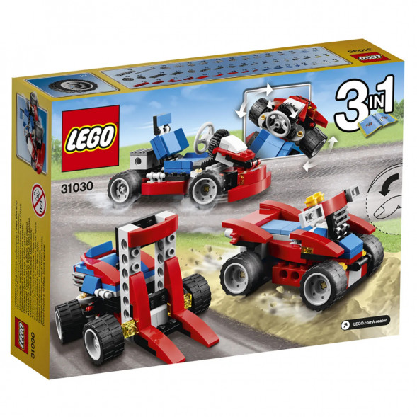 Конструктор LEGO Creator 31030 Красный гоночный карт в Череповце