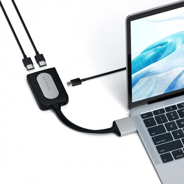 Адаптер Satechi USB-C Dual 4K HDMI Adapter (2xHDMI, USB Type-C) в Череповце
