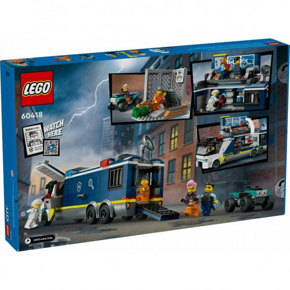 Конструктор LEGO City 60418 Полицейский грузовик криминалистической лаборатории в Череповце