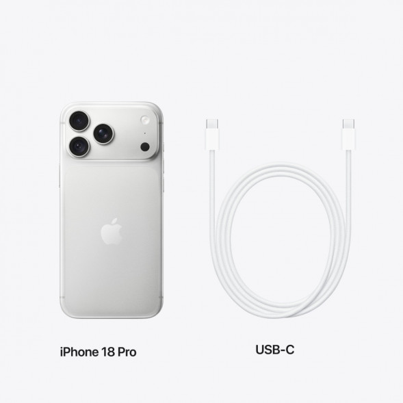 Смартфон Apple iPhone 18 Pro 1TB (SIM + eSIM), Silver в Череповце