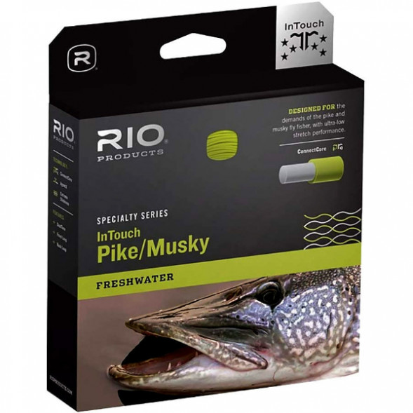 Леска RIO InTouch Pike/Musky WF8F/I, Gray/Yellow в Череповце