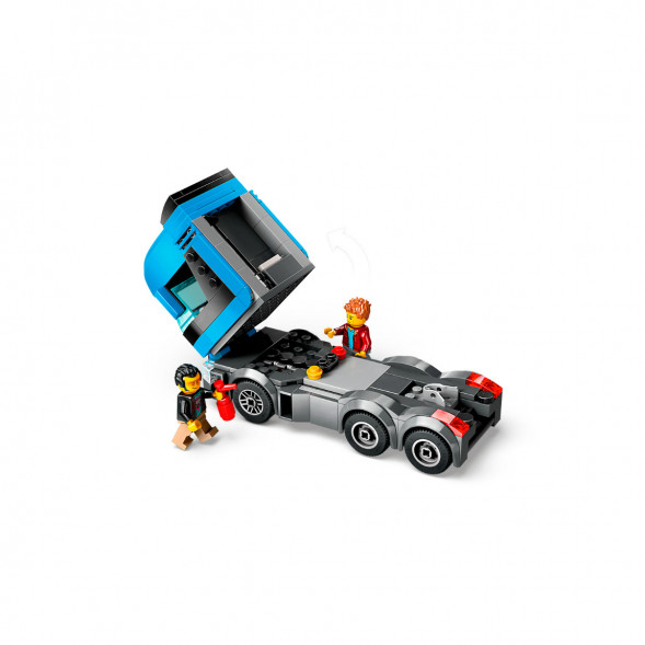 Конструктор LEGO City 60408 Грузовик-автовоз со спортивными автомобилями в Череповце