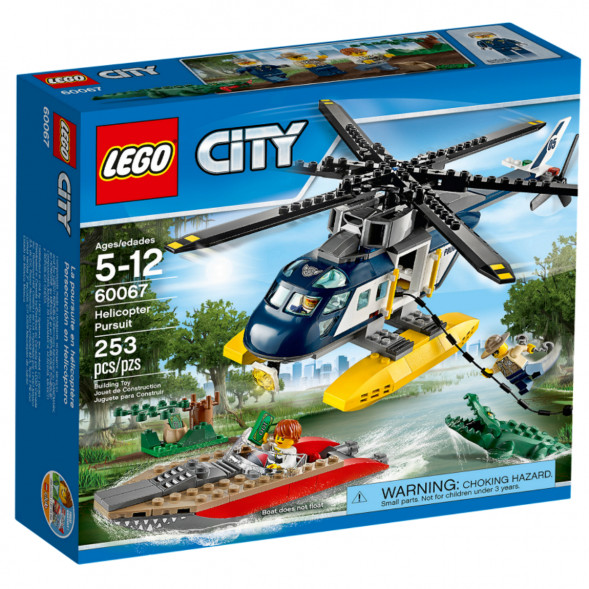 Конструктор LEGO City 60067 Погоня на полицейском вертолёте в Череповце