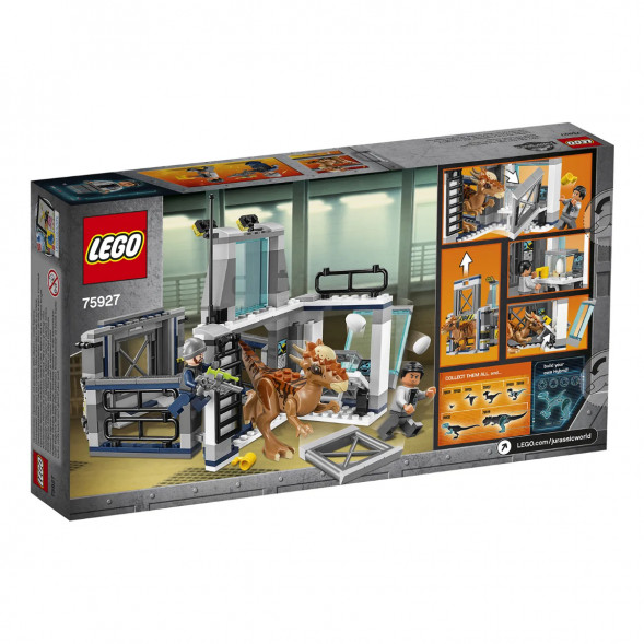 Конструктор LEGO Jurassic World 75927 Побег стигимолоха из лаборатории в Череповце