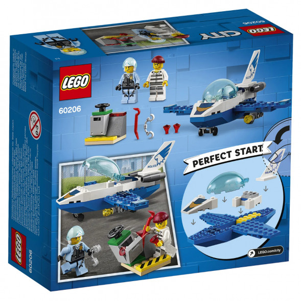 Конструктор LEGO City Police 60206 Воздушная полиция: патрульный самолет в Череповце