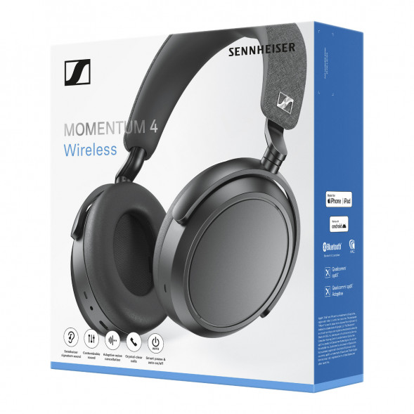 Беспроводные наушники Sennheiser Momentum 4 Wireless, Graphite в Череповце