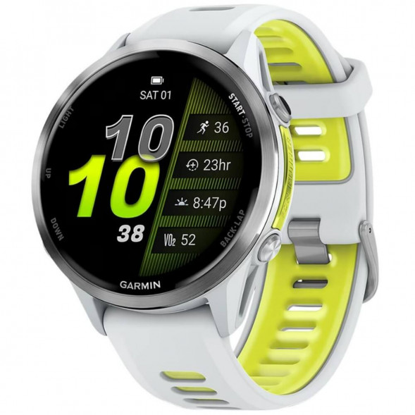 Умные часы Garmin Forerunner 970 Titanium Whitestone/Translucent Amp Yellow Band 010-02969-11 в Череповце