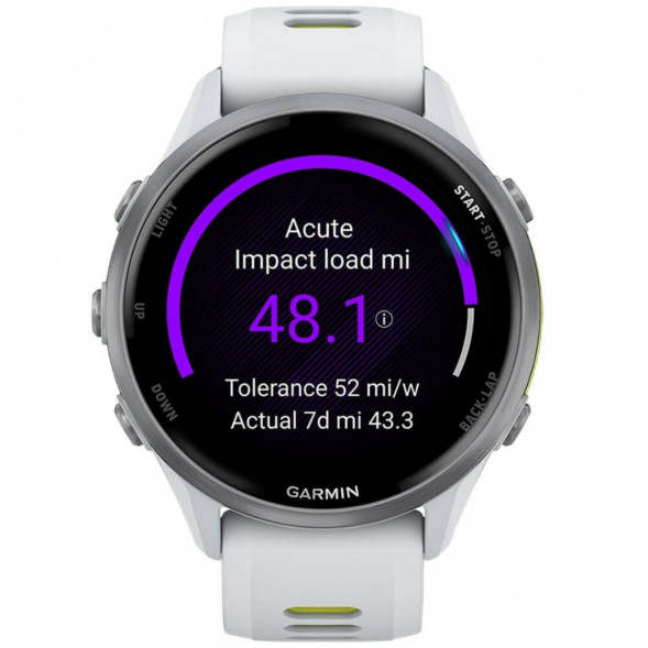 Умные часы Garmin Forerunner 970 Titanium Whitestone/Translucent Amp Yellow Band 010-02969-11 в Череповце
