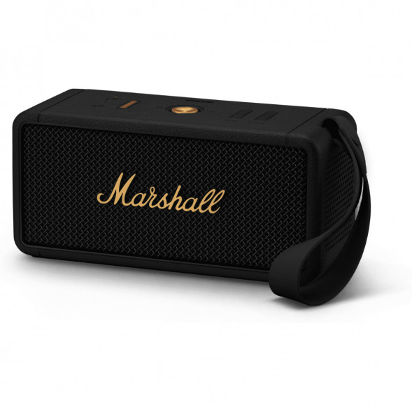 Портативная акустика Marshall Middleton, 60 Вт, черный и латунный в Череповце